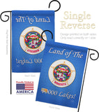 Minnesota - States Americana Vertical Impressions Decorative Flags HG108110 Made In USA