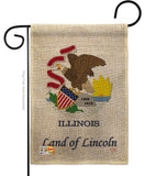 Illinois - States Americana Vertical Impressions Decorative Flags HG108113 Made In USA