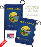 Montana - States Americana Vertical Impressions Decorative Flags HG108127 Made In USA