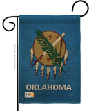 Oklahoma - States Americana Vertical Impressions Decorative Flags HG108131 Made In USA