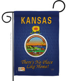 Kansas - States Americana Vertical Impressions Decorative Flags HG108132 Made In USA