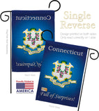 Connecticut - States Americana Vertical Impressions Decorative Flags HG108138 Made In USA