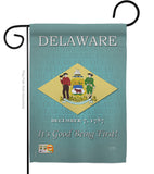 Delaware - States Americana Vertical Impressions Decorative Flags HG108139 Made In USA