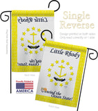 Rhode Island - States Americana Vertical Impressions Decorative Flags HG108142 Made In USA