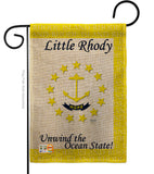 Rhode Island - States Americana Vertical Impressions Decorative Flags HG108142 Made In USA