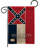 Mississippi - States Americana Vertical Impressions Decorative Flags HG108143 Made In USA