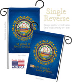 New Hampshire - States Americana Vertical Impressions Decorative Flags HG108145 Made In USA