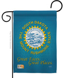 South Dakota - States Americana Vertical Impressions Decorative Flags HG108146 Made In USA