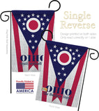 Ohio - States Americana Vertical Impressions Decorative Flags HG108175 Made In USA