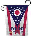 Ohio - States Americana Vertical Impressions Decorative Flags HG108175 Made In USA