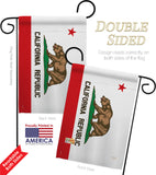 California State - States Americana Vertical Impressions Decorative Flags HG108229 Made In USA