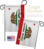 California State - States Americana Vertical Impressions Decorative Flags HG108229 Made In USA