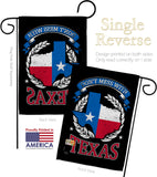 Don't mess Texas - States Americana Vertical Impressions Decorative Flags HG108440 Made In USA