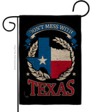 Don't mess Texas - States Americana Vertical Impressions Decorative Flags HG108440 Made In USA