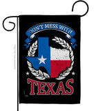 Don't mess Texas - States Americana Vertical Impressions Decorative Flags HG108440 Made In USA