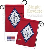 Arkansas - States Americana Vertical Impressions Decorative Flags HG140504 Made In USA