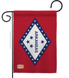 Arkansas - States Americana Vertical Impressions Decorative Flags HG140504 Made In USA