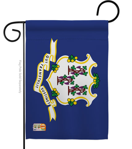Connecticut - States Americana Vertical Impressions Decorative Flags HG140507 Made In USA
