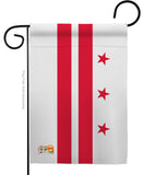 District of Columbia - States Americana Vertical Impressions Decorative Flags HG140509 Made In USA