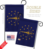 Indiana - States Americana Vertical Impressions Decorative Flags HG140515 Made In USA