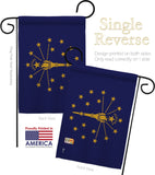 Indiana - States Americana Vertical Impressions Decorative Flags HG140515 Made In USA