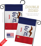 Iowa - States Americana Vertical Impressions Decorative Flags HG140516 Made In USA