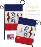 Iowa - States Americana Vertical Impressions Decorative Flags HG140516 Made In USA