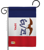 Iowa - States Americana Vertical Impressions Decorative Flags HG140516 Made In USA