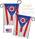 Ohio - States Americana Vertical Impressions Decorative Flags HG140536 Made In USA