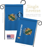 Oklahoma - States Americana Vertical Impressions Decorative Flags HG140537 Made In USA