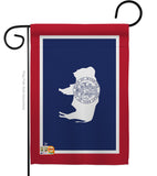 Wyoming - States Americana Vertical Impressions Decorative Flags HG140551 Made In USA