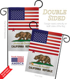 US California - States Americana Vertical Impressions Decorative Flags HG140556 Made In USA