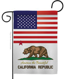 US California - States Americana Vertical Impressions Decorative Flags HG140556 Made In USA