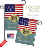 US Delaware - States Americana Vertical Impressions Decorative Flags HG140559 Made In USA