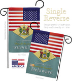 US Delaware - States Americana Vertical Impressions Decorative Flags HG140559 Made In USA