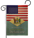 US Delaware - States Americana Vertical Impressions Decorative Flags HG140559 Made In USA