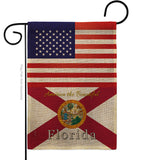 US Florida - States Americana Vertical Impressions Decorative Flags HG140561 Made In USA