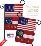 US Georgia - States Americana Vertical Impressions Decorative Flags HG140562 Made In USA
