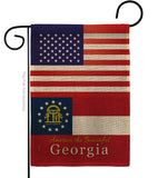 US Georgia - States Americana Vertical Impressions Decorative Flags HG140562 Made In USA