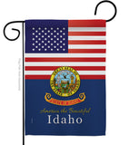US Idaho - States Americana Vertical Impressions Decorative Flags HG140564 Made In USA