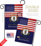 US Kentucky - States Americana Vertical Impressions Decorative Flags HG140569 Made In USA