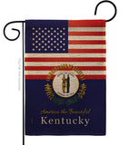 US Kentucky - States Americana Vertical Impressions Decorative Flags HG140569 Made In USA