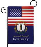 US Kentucky - States Americana Vertical Impressions Decorative Flags HG140569 Made In USA