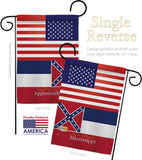 US Mississippi - States Americana Vertical Impressions Decorative Flags HG140576 Made In USA