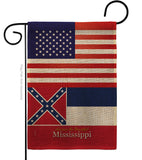 US Mississippi - States Americana Vertical Impressions Decorative Flags HG140576 Made In USA