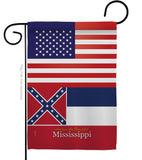 US Mississippi - States Americana Vertical Impressions Decorative Flags HG140576 Made In USA