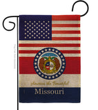 US Missouri - States Americana Vertical Impressions Decorative Flags HG140577 Made In USA