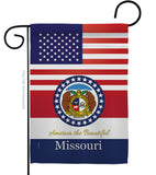 US Missouri - States Americana Vertical Impressions Decorative Flags HG140577 Made In USA