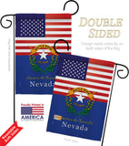 US Nevada - States Americana Vertical Impressions Decorative Flags HG140580 Made In USA