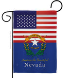 US Nevada - States Americana Vertical Impressions Decorative Flags HG140580 Made In USA